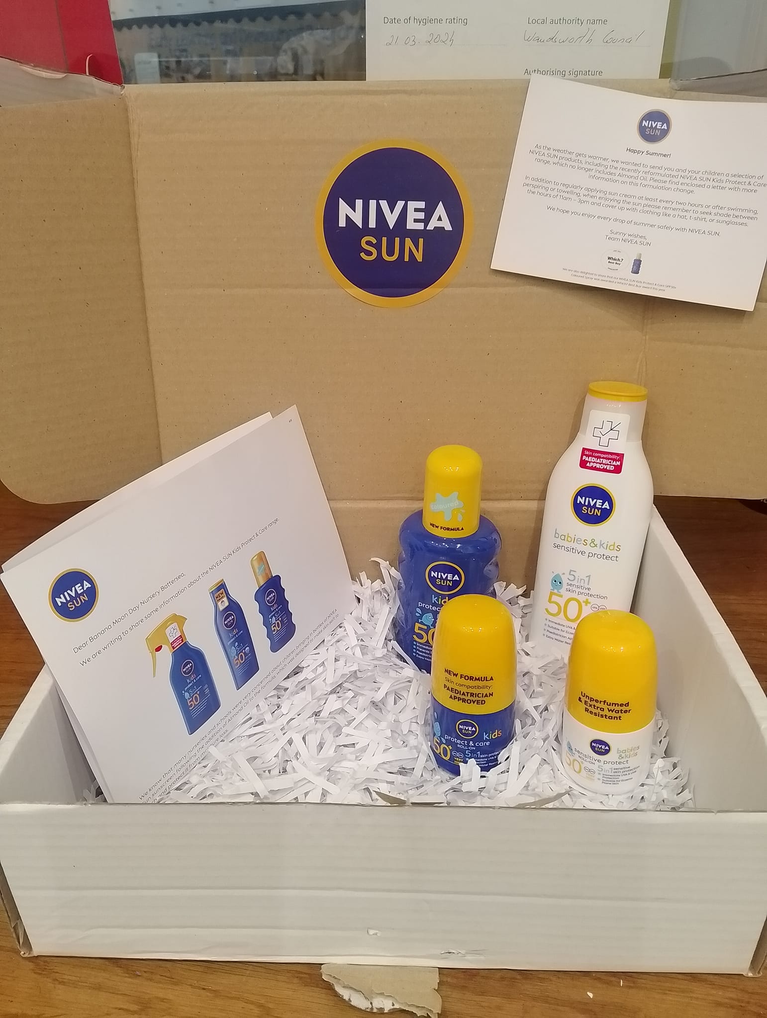 Nivea Sun cream